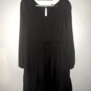 Black Torrid Peasant Dress